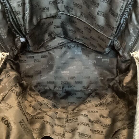 Michael Kors Backpack Jet Set Nylon Black Back Pack Purse Pocketbook Bag main image 5